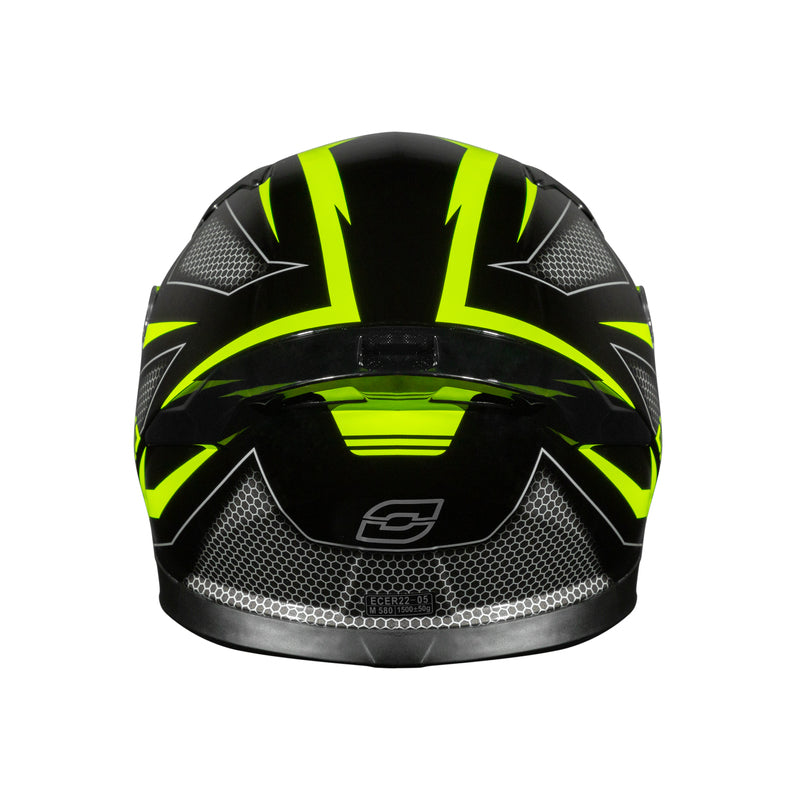 KASK INTEGRALNY ARROW BLACK/GREY/FLUO YELLOW