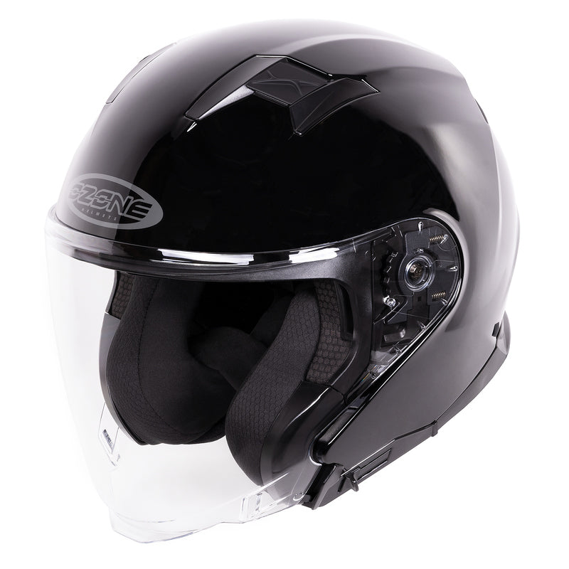 KASK OPEN FACE SQUARE GLOSS BLACK